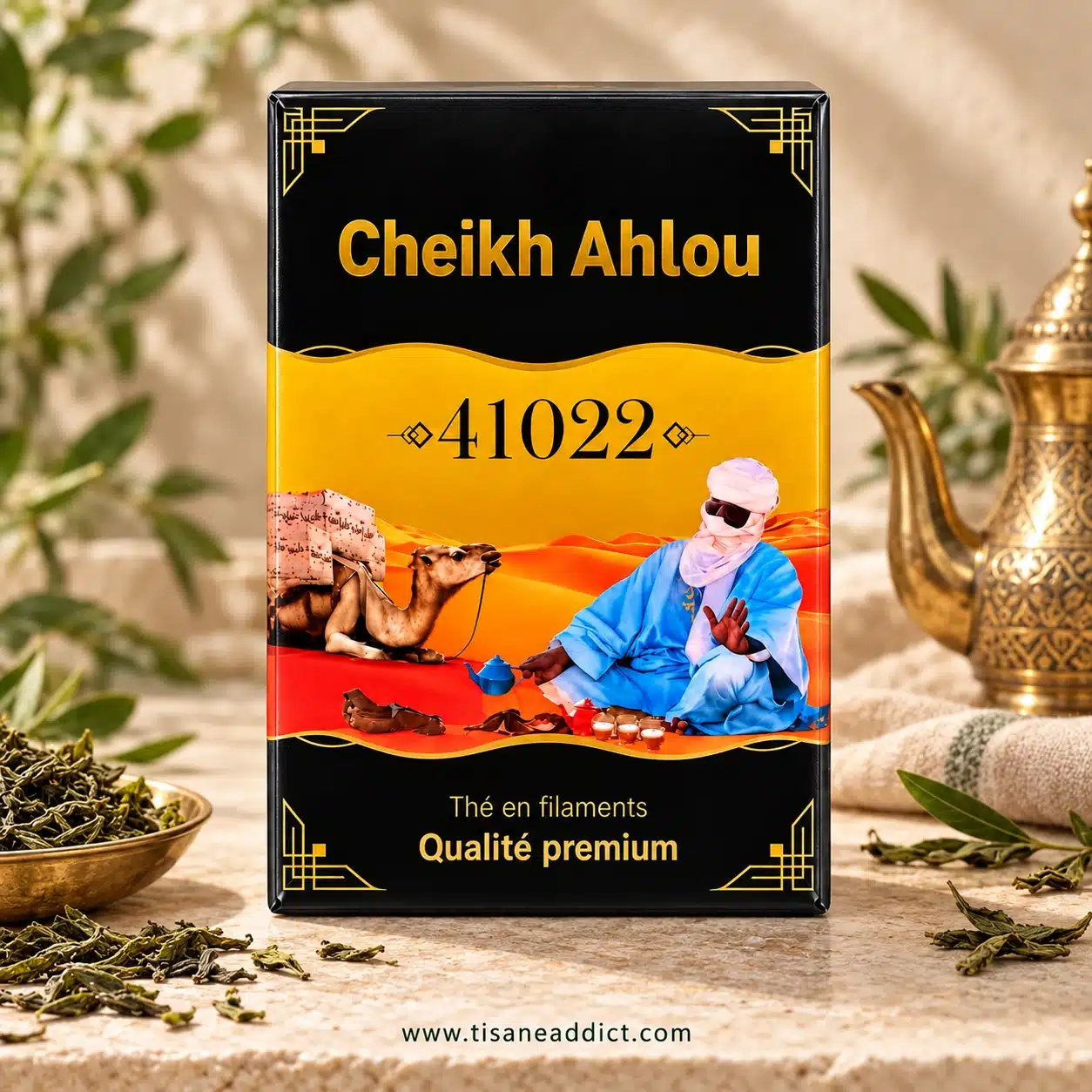 Thé vert Cheikh Ahlou Sultan en filaments