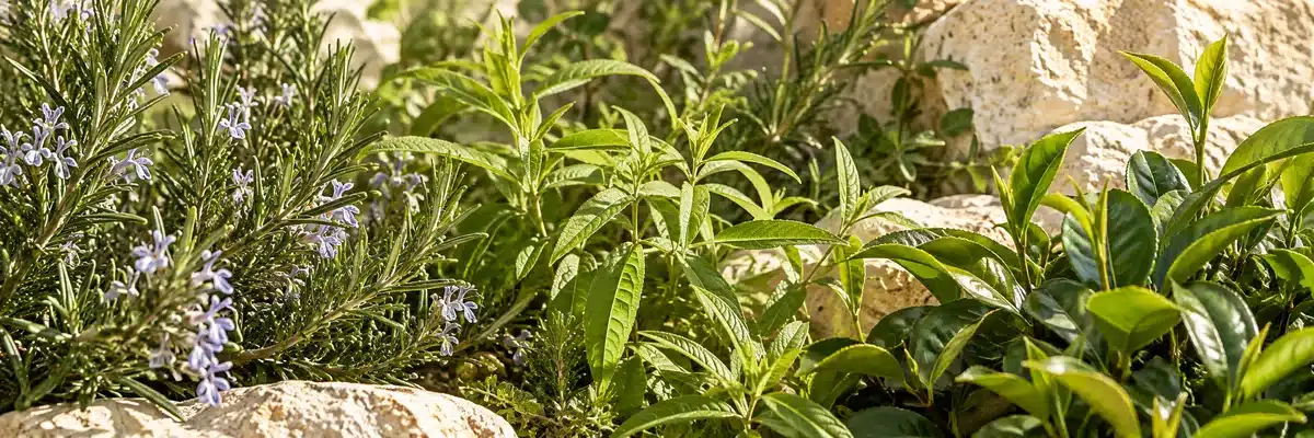 Herbes aromatiques biologiques illustrant la sélection bio